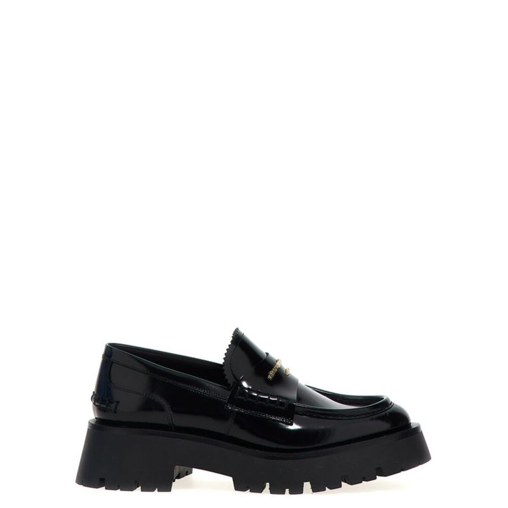 Alexander Wang Black Cowhide Slip-On Women's Loafers